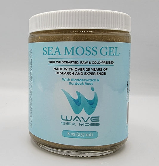 8 oz. Bladerwrack & Burdock Root Infused Gel